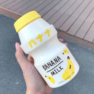 Bình nước nhựa hình chai Sữa Chua Uống Yakult độc đáo phong cách Nhật Bản hoạt hình trái cây