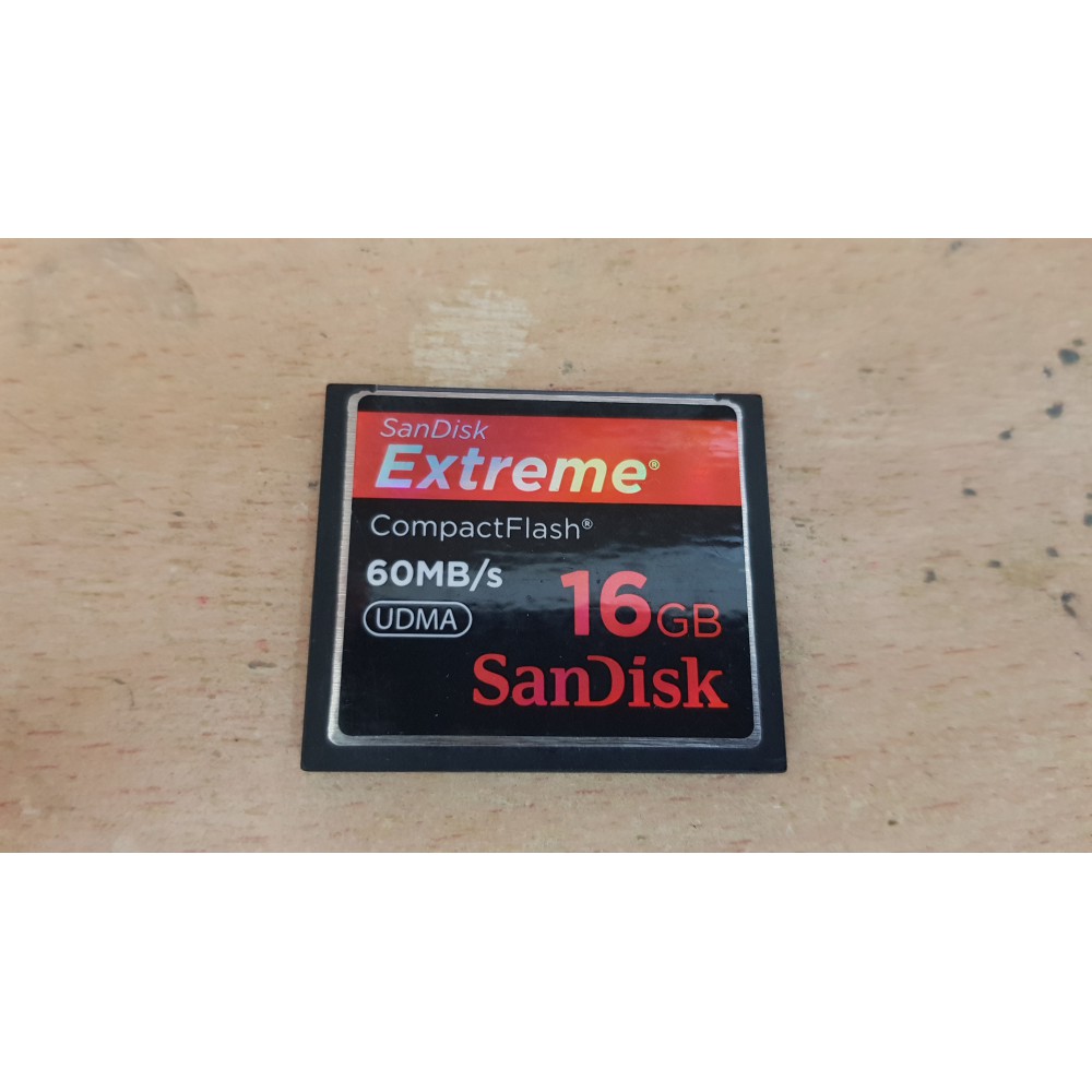 Thẻ Nhớ Sandisk Extreme 16gb Udma 60mbs Cf