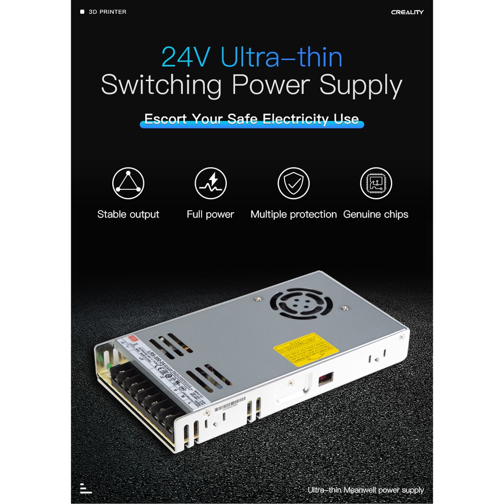 Nguồn Meanwell 350W 24V Ultra-thin Switching Power Supply