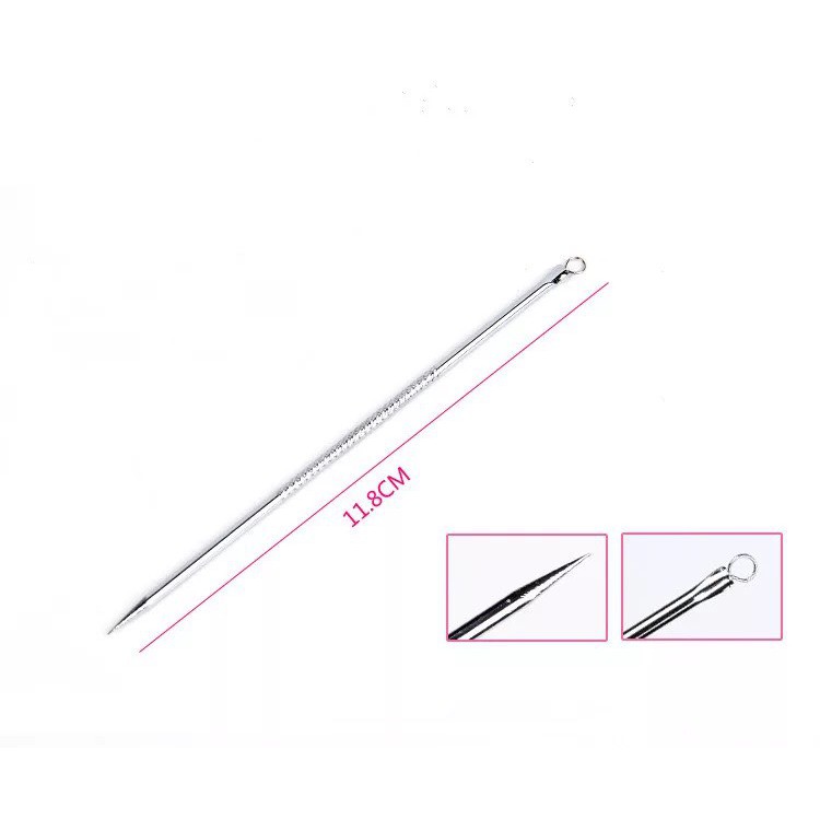 4 Cây Nặn Mụn bằng thép Không rỉ CAO CẤP, nặn mụn đầu đen, mụn cám, mụn bọc nhanh chóng