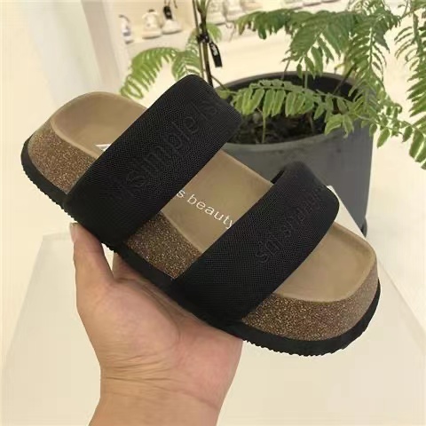 Dép Quai Ngang Đính Nơ Thiết Kế Mới Thời Trang Mùa Xuân Hè Theo Phong Cách Âu Mỹ