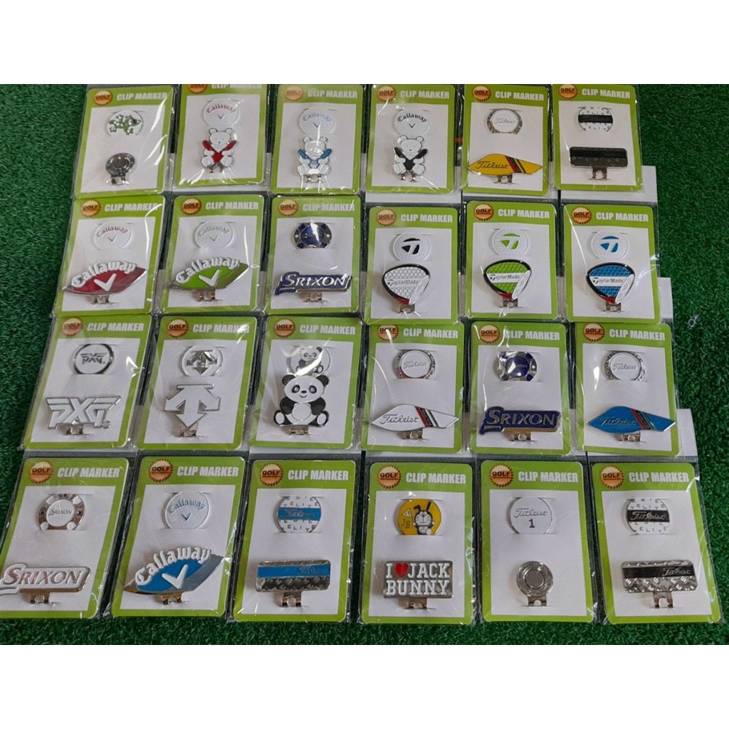 Mác bóng golf clip marker đánh dấu vị trí bóng kẹp nam châm nhiều thương hiệu