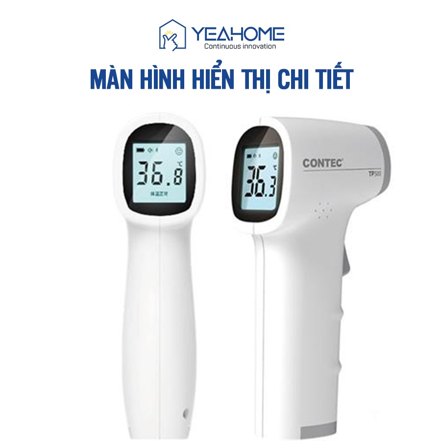 Nhiệt Kế Hồng Ngoại Contec TP500 Đo Hồng Ngoại Chất Lượng Cao 32 ℃ ~ 42,9 ℃ Hàng Chính Hãng - Yeahome Care