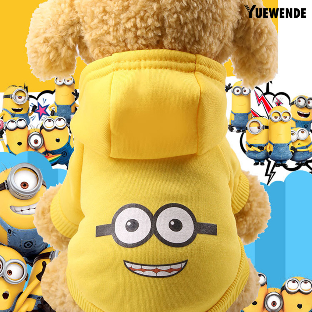 Áo Hoodie Thể Thao In Họa Tiết Hoạt Hình Cho Thú Cưng