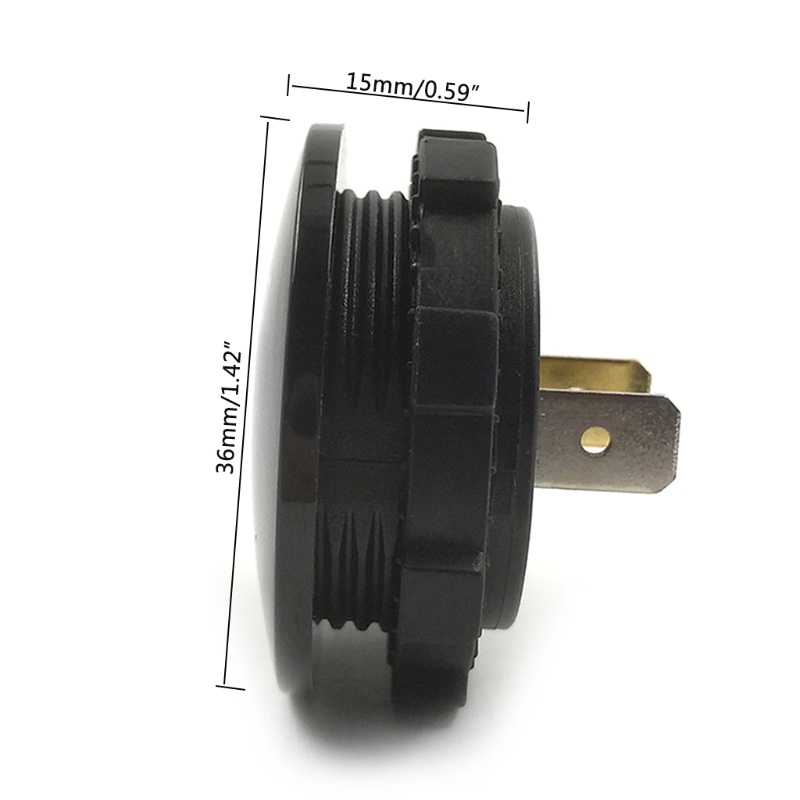 Vôn Kế Màn Hình LED Kỹ Thuật Số DC5V-48V Loại 2 Cho Xe Hơi/Xe Máy