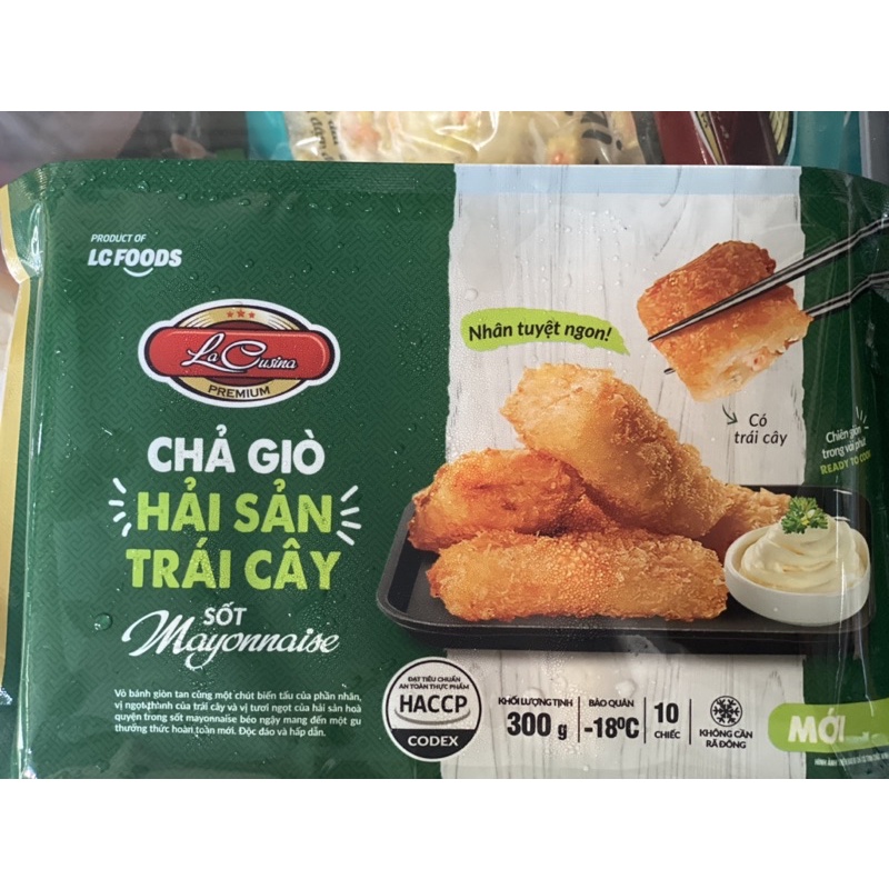 Chả Giò Hải Sản Trái Cây 300g ( 10 chiếc )
