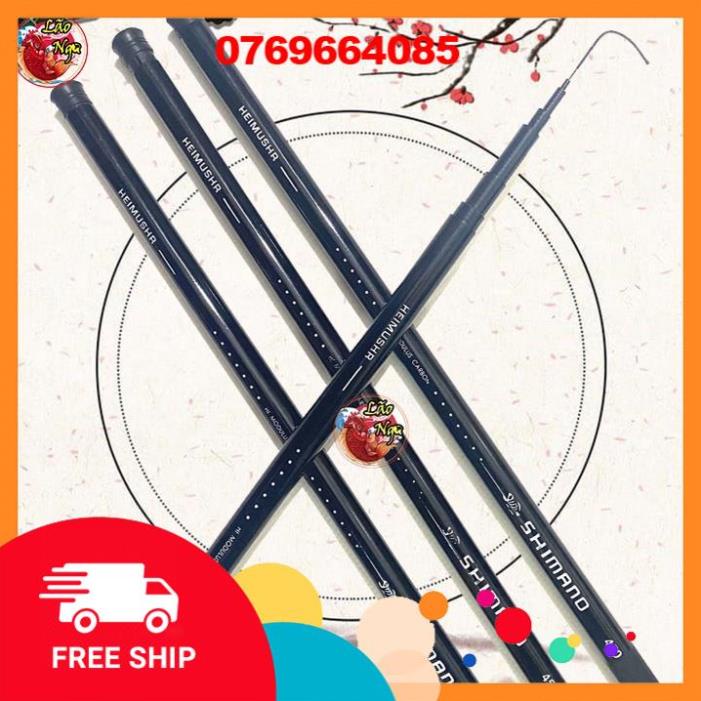 Cần Câu Tay SHIMANO Cacbon Cao Cấp  Đủ size 2m7-3m6-4m5-5m4-6m3 -Đ𝗢̂̀𝗖𝗔̂𝗨𝟮𝟱𝟳