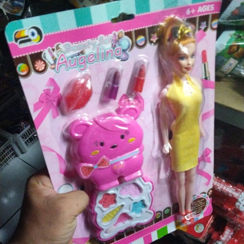 1 Bộ Đồ Chơi Trang Điểm Cho Búp Bê Barbie