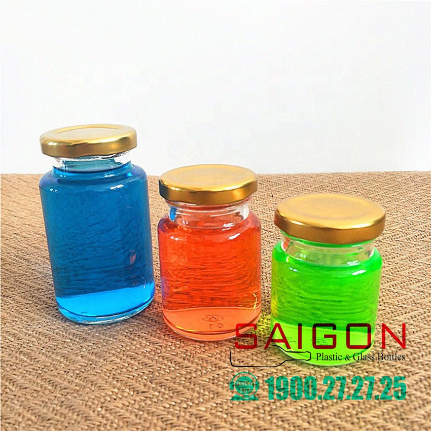Hũ Thủy Tinh Nắp Thiết 75ml | 100ml | 150ml