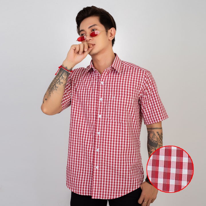 Áo sơ mi nam caro cao cấp, chất liệu mềm mướt, form regular thân rộng, hiệu Amazing | BigBuy360 - bigbuy360.vn