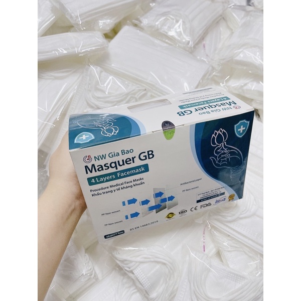 Bịch 10 chiếc khẩu trang [KHÁNG KHUẨN ] mịn đẹp hàng chuẩn