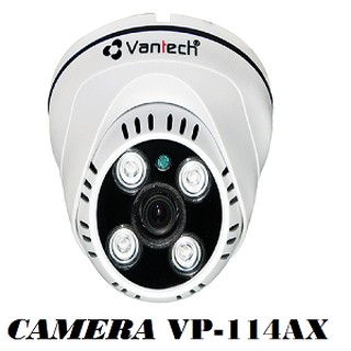 Camera AHD Dome hồng ngoại 2.0 Megapixel VANTECH VP-114AX