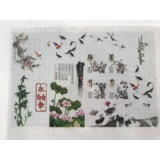 Sticker trang trí resin