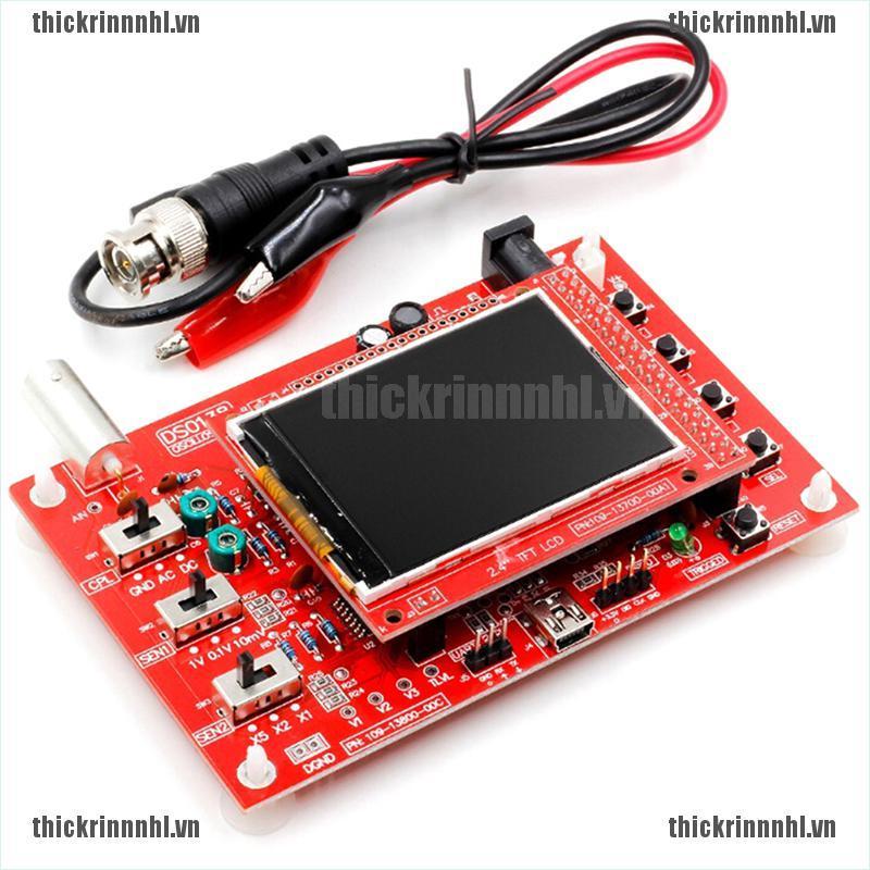 <Hot~new>New dso138 2.4" tft digital oscilloscope acrylic case diy kit smd soldered