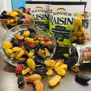 Nho khô Mỹ Sunview Raisins hộp 425gr loại thập cẩm dinh dưỡng, không chất bảo quản Golovinshop