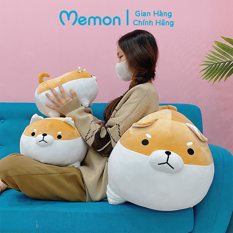 [Mã LIFEMALL2505 giảm 10% đơn 250K] Gấu Bông Corgi Tròn Cao Cấp Memon