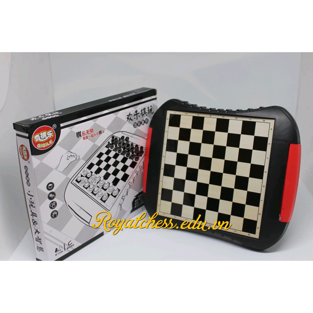 Bộ Cờ Vua nam châm ngăn kéo - mini - du lịch ROYALCHESS