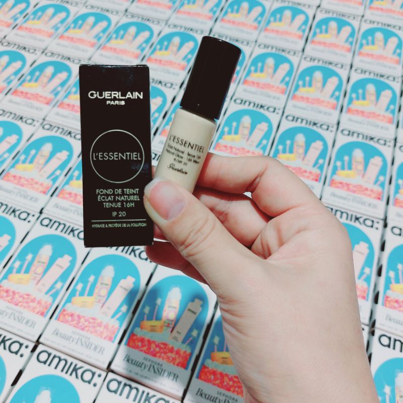 [ Minisize 5ml ] Kem Nền Gurlain L’essentiel Natural Glow Foundation 16H Wear - SPF20