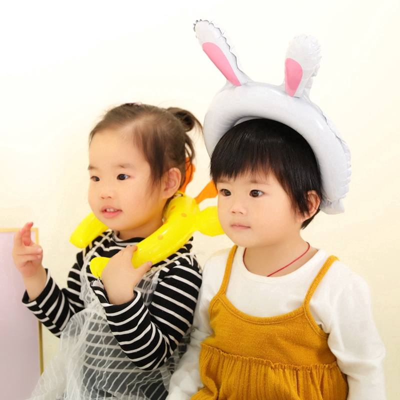 Bong bóng dạng băng đô họa tiết động vật đáng yêu độc đáo dành cho trang trí sinh nhật