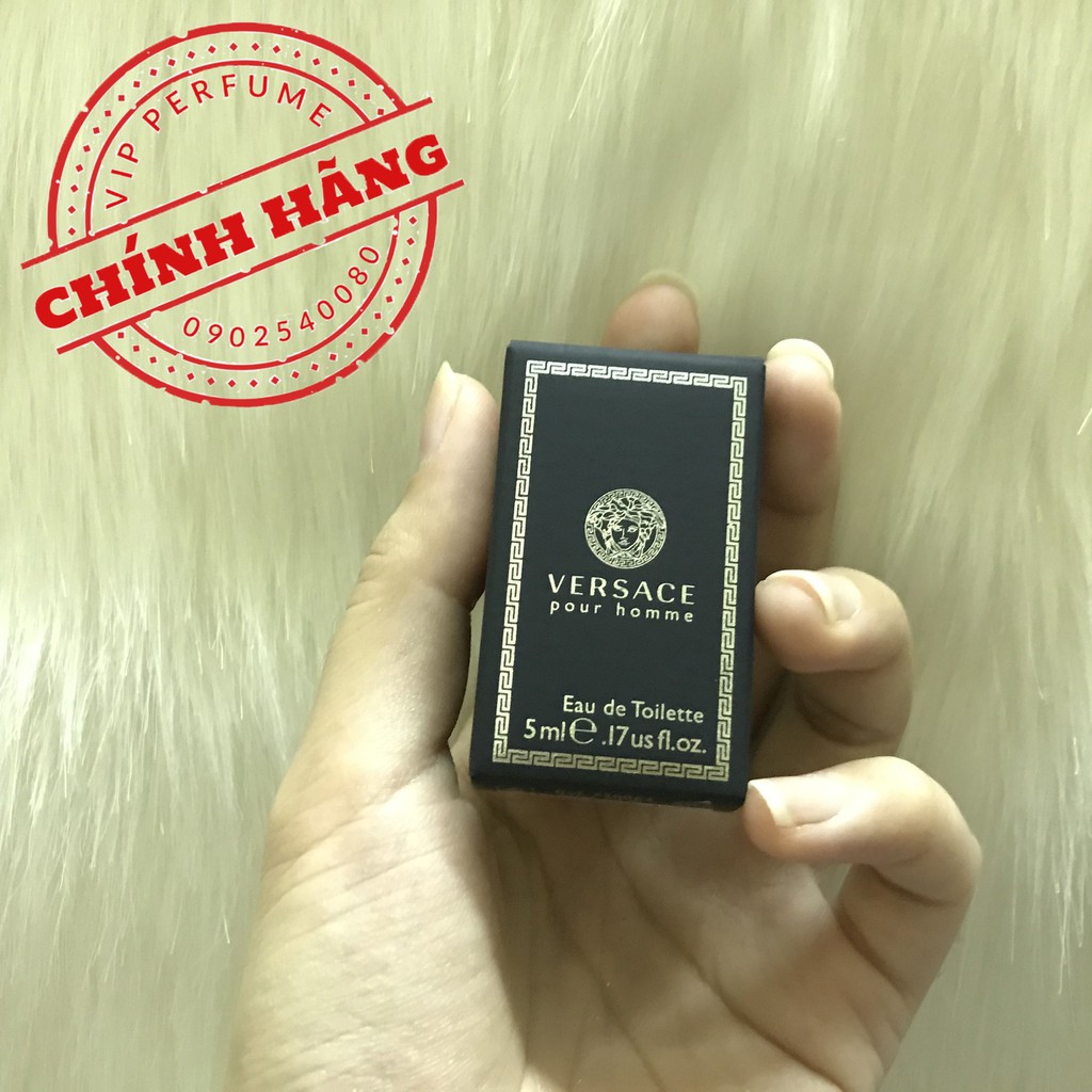 Nước hoa nam chính hãng Versace Pour Homme EDT 5ml | BigBuy360 - bigbuy360.vn