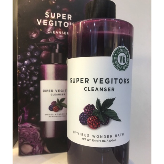 Sữa rửa mặt rau củ Super Vegitoks Cleanser