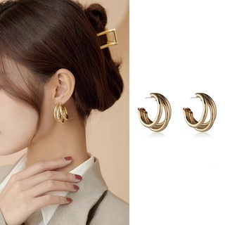 Đôi khuyên tai dài hình bán nguyệt thời trang cho nữ
