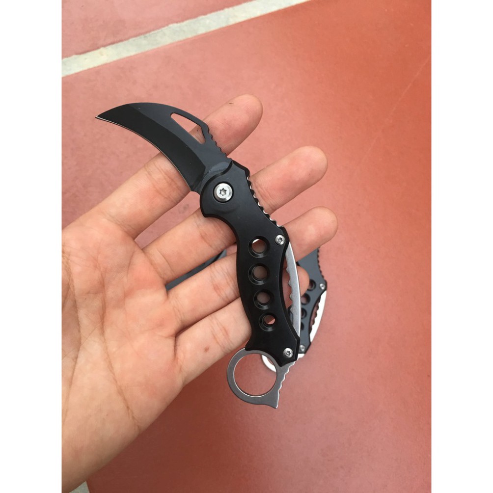 Móc khóa dao phượt karambit gọt trái cây