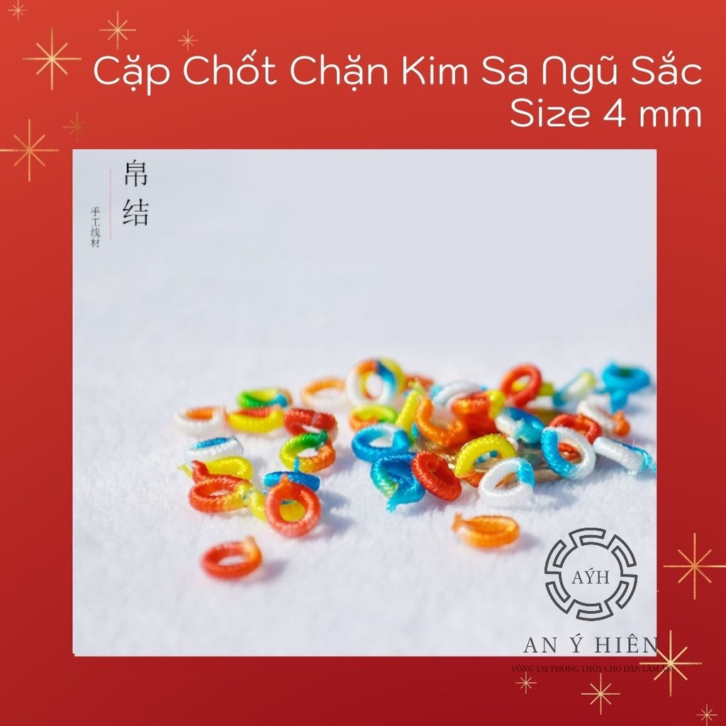 Chốt chặn kim sa Ngũ sắc ( An Ý Hiên)