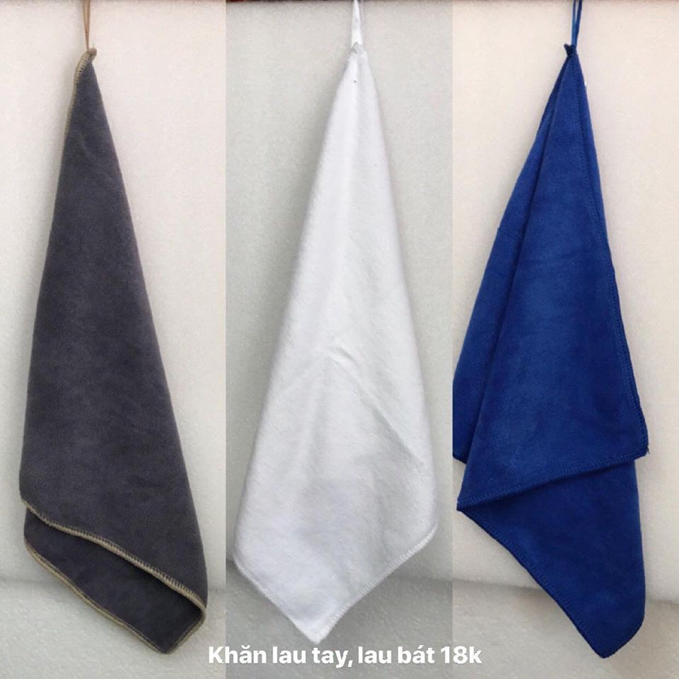 [SIÊU RẺ] Combo 10 khăn lau đa năng mềm mịn 30x30 cm