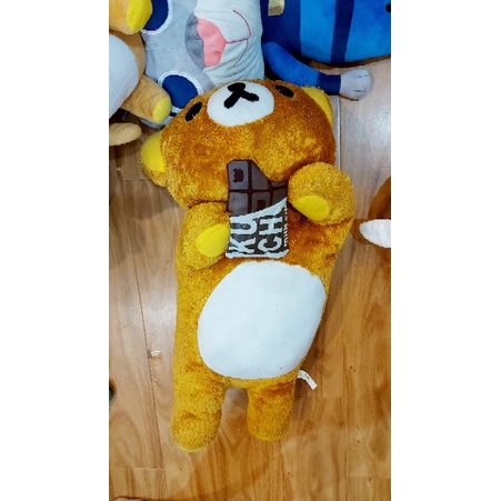 Rilakkuma nằm, lông xù, size bự