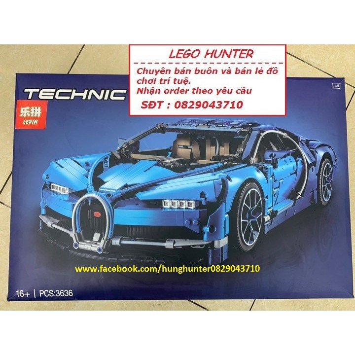 Xếp hình Technic King 90056 mô hình lắp ráp Siêu Xe thể thao Bugatti Chiron tỷ lệ 1:8
