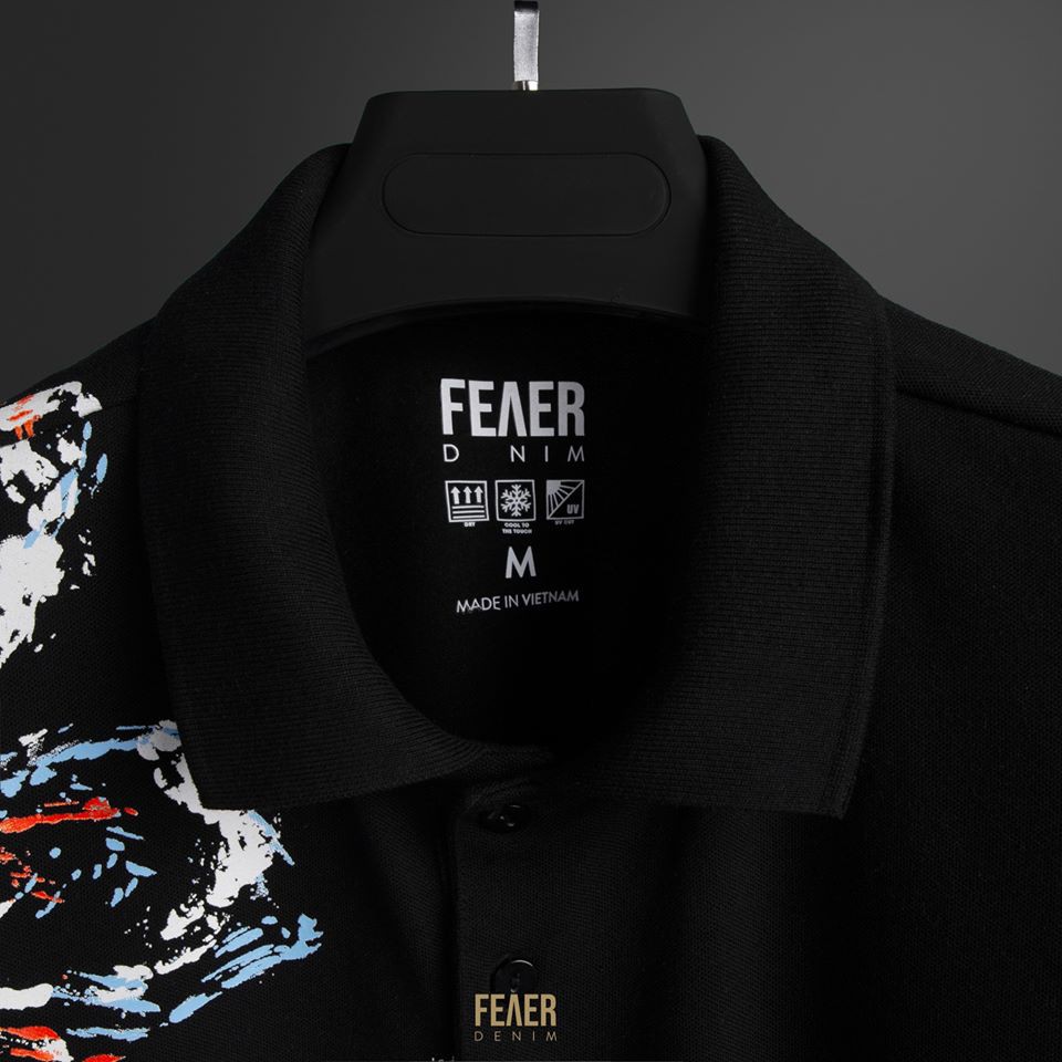 Áo polo nam FEAER DENIM chất thoáng khi thấm hút vải cotton FOLDER | BigBuy360 - bigbuy360.vn