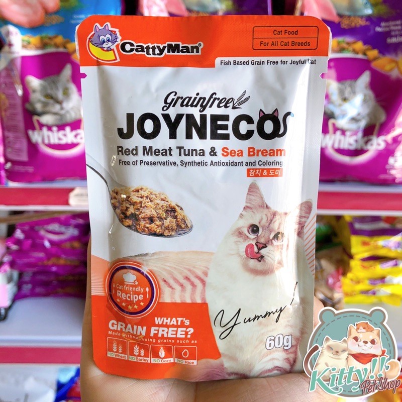 Thức ăn pate cho mèo không tinh bột Joyneco Grain Free thương hiệu Nhật made in Vietnam đủ vị Doggy Man, Kitty Pet Shop