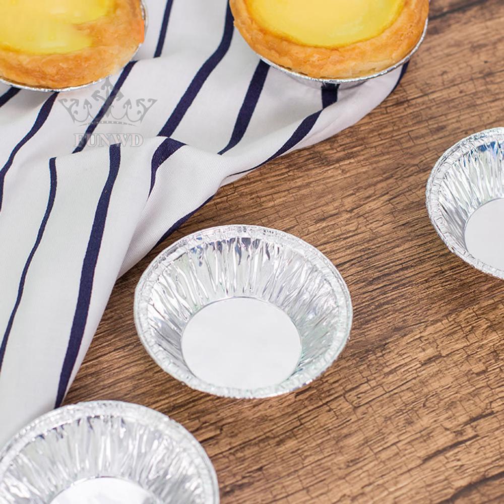 [Funny-]Egg Tart Mold Mini Pot Plate Pudding Tin Tool Bakeware Kitchen Pan Pie