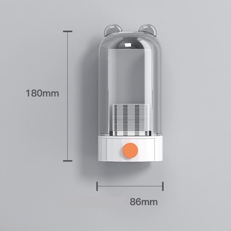 Hộp Đựng Bông Tẩy Trang Hình Gấu, Rút Bông, Kháng Khuẩn, Kháng Bụi Gắn Tường hoặc để bànTặng Kèm 50 miếng