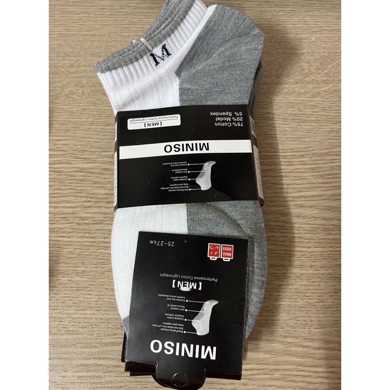 Tất Nam Nữ Cổ Cao Myna Chống Hôi Chân Kháng Khuẩn Dày Đẹp