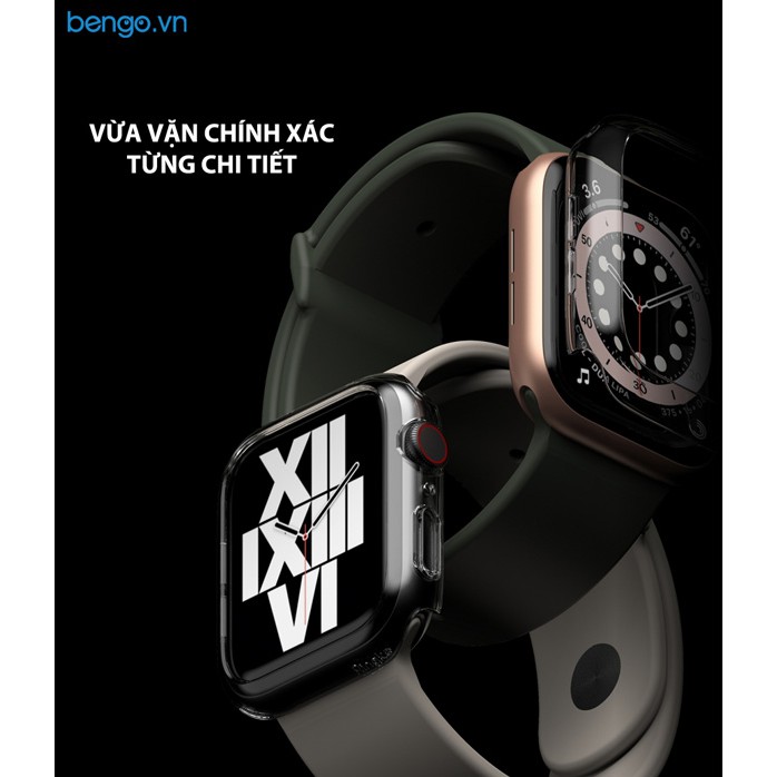 [Mã SKAMA07 giảm 8% đơn 250k]Bộ 2 ốp Apple Watch 6/SE/5/4 44mm RINGKE Slim