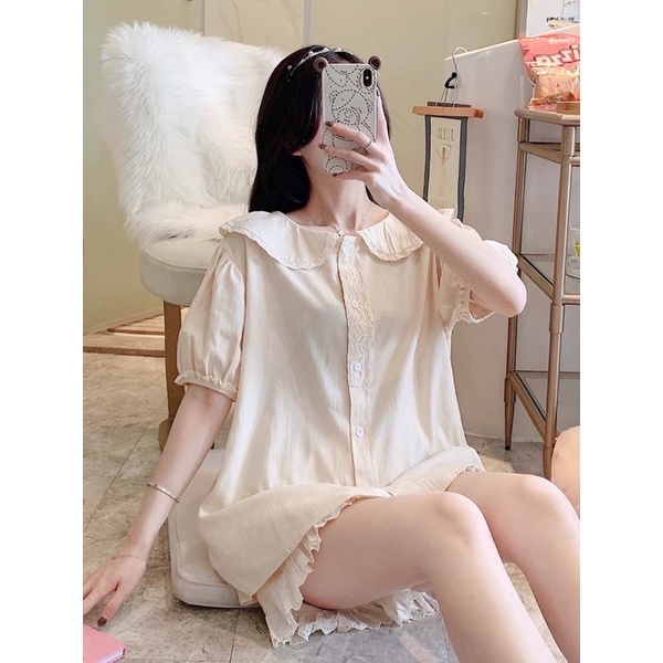 SET ĐỒ NGỦ PHA REN CUTE ❤️ | BigBuy360 - bigbuy360.vn