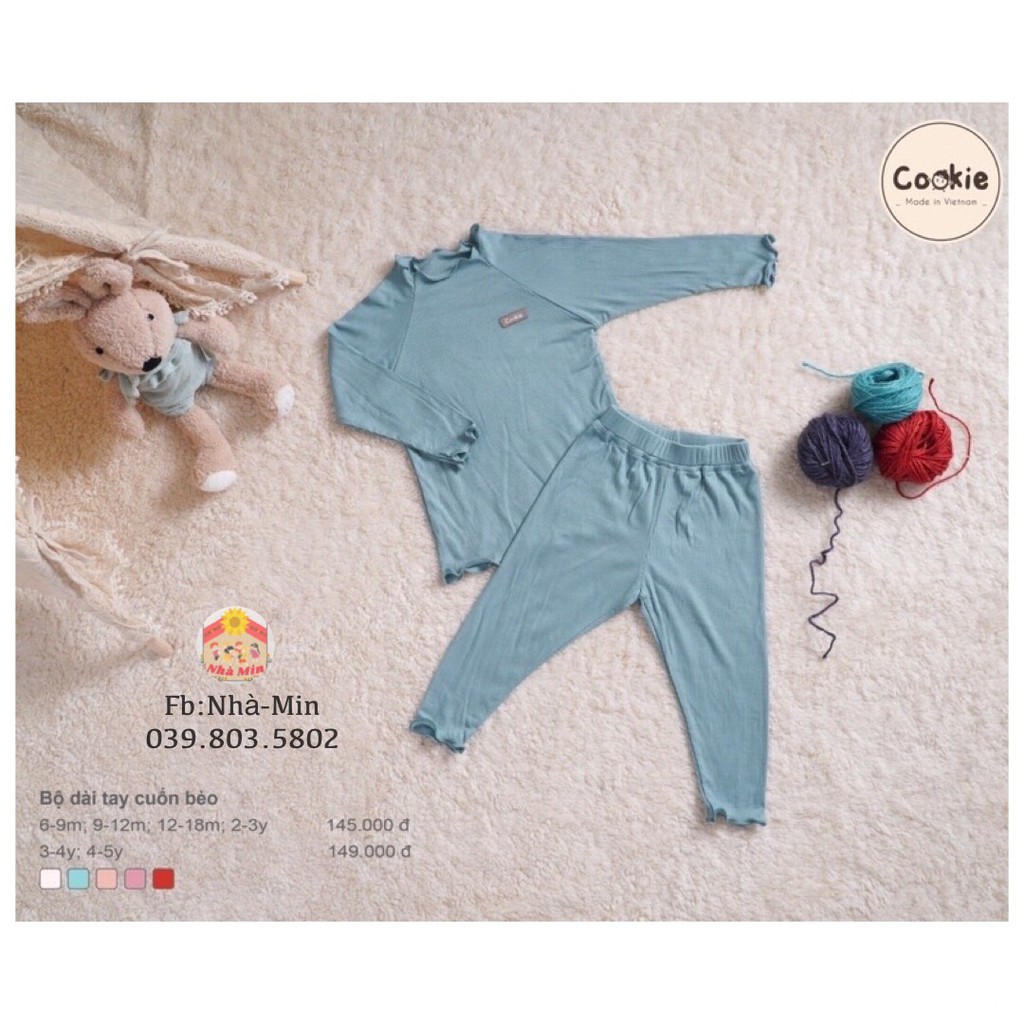 Bộ rời dài tay cuốn bèo Cookie