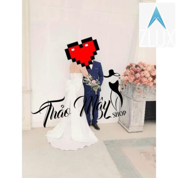 Đầm váy dạ hội, cô dâu đi bàn đuôi cá mặc 5 kiểu trong 1 phối nơ lưng hoặc bẹt vai sang chảnh