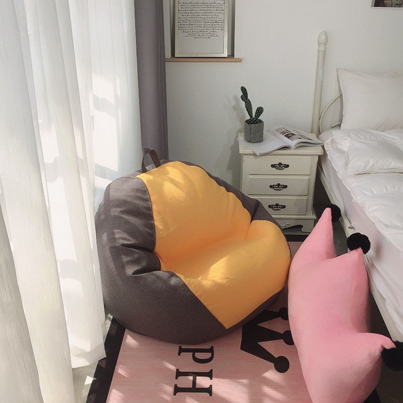 Ghế lười sofa bean bag tatami căn hộ nhỏ sáng tạo lưới màu đỏ phòng ngủ ban công