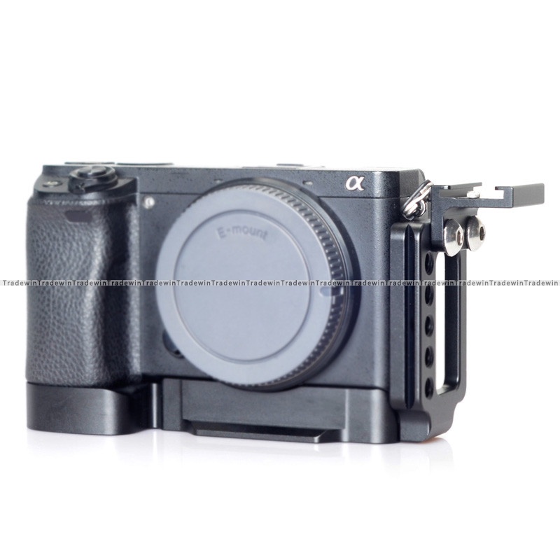 Sony A6400 A6300 A6100 A6000 L Dọc Đĩa Phát Hành Nhanh Giá Đỡ Máy Ảnh Chân Đế Gắn Tay Cầm Cho Sony A