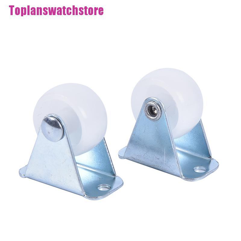 Bánh Xe Nhựa PP 1 &quot;Màu Trắng Thông Dụng Cho Đồ Nội Thất