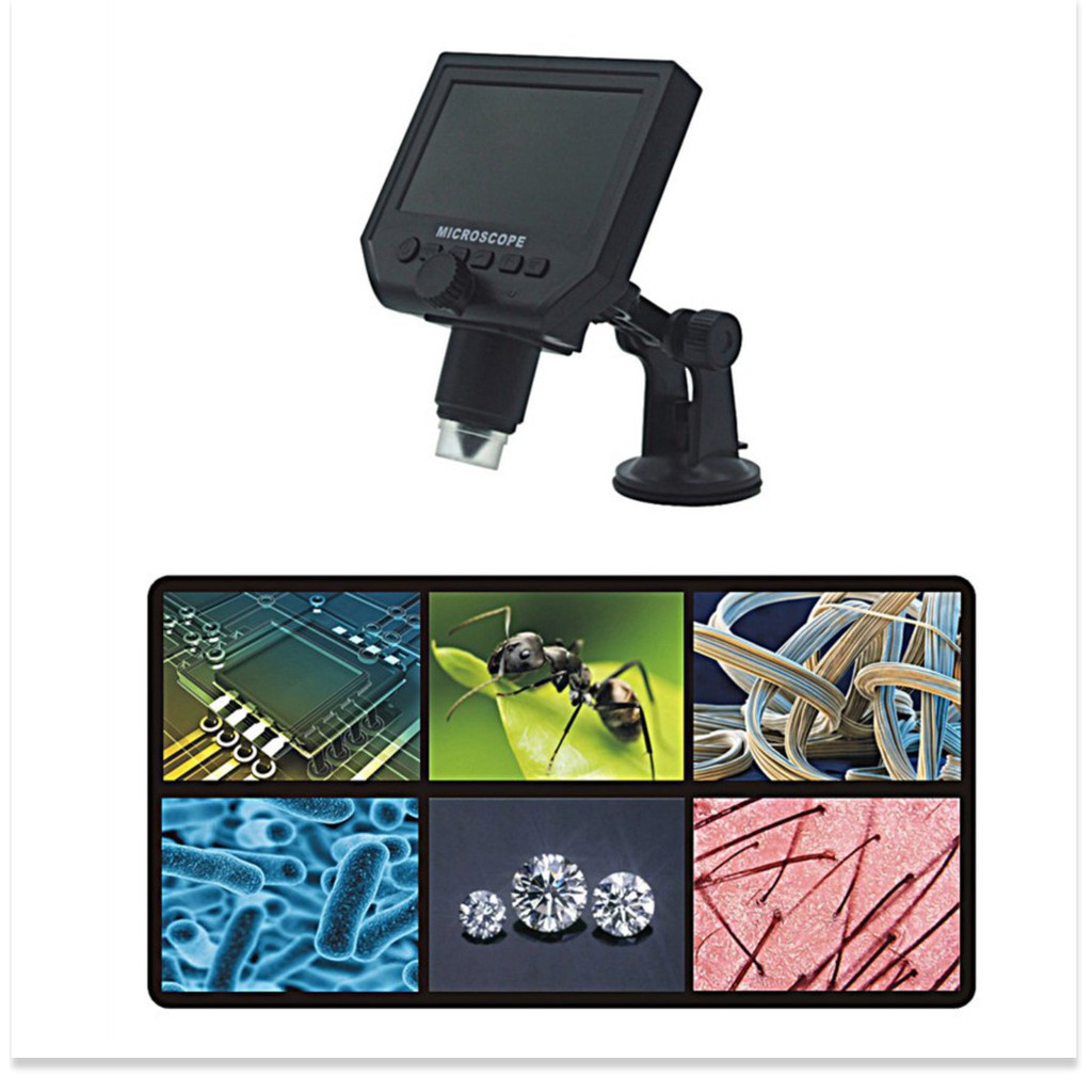 Kính hiển vi kỹ thuật số  màn hình 4.3 inch zoom 600X HD Sony lens