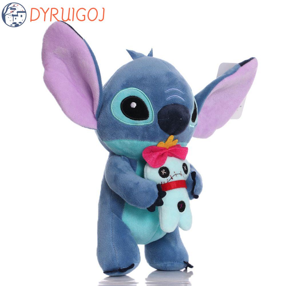 Thú Nhồi Bông Hình Lilo &amp; Stitch Hoạt Hình Đáng Yêu Trang Trí Phòng Khách