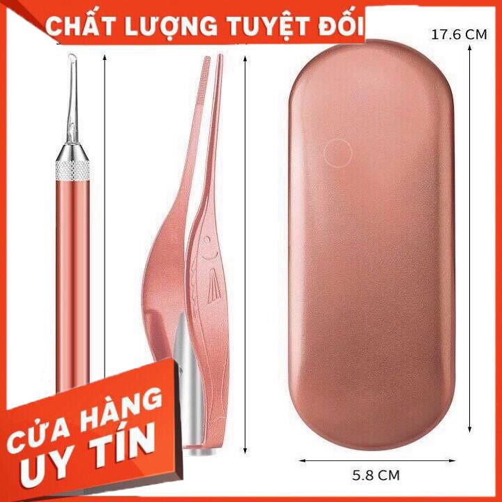 BỘ DỤNG CỤ GẮP RÁY TAI THÔNG MINH CÓ ĐÈN