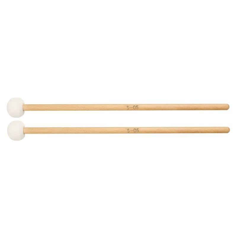 Yoo✿ Đầu Trống chũm chọe Gong Mallet Mềm Búa Gậy Mallets Thanh nỉ Búa