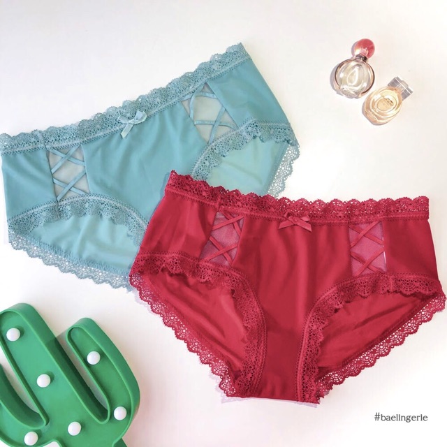 (Có chọn màu) Quần lót nữ thun lạnh viền ren có dây đan sexy ROSA - Bae Lingerie | BigBuy360 - bigbuy360.vn