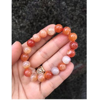 Vòng tay đá đá vân rồng 10ly mẫu aa1