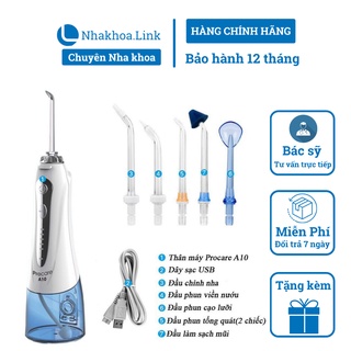 NHAKHOA.LINK | Máy tăm nước Procare A10 chính hãng bảo hành 1 năm vệ sinh răng miệng hiệu quả